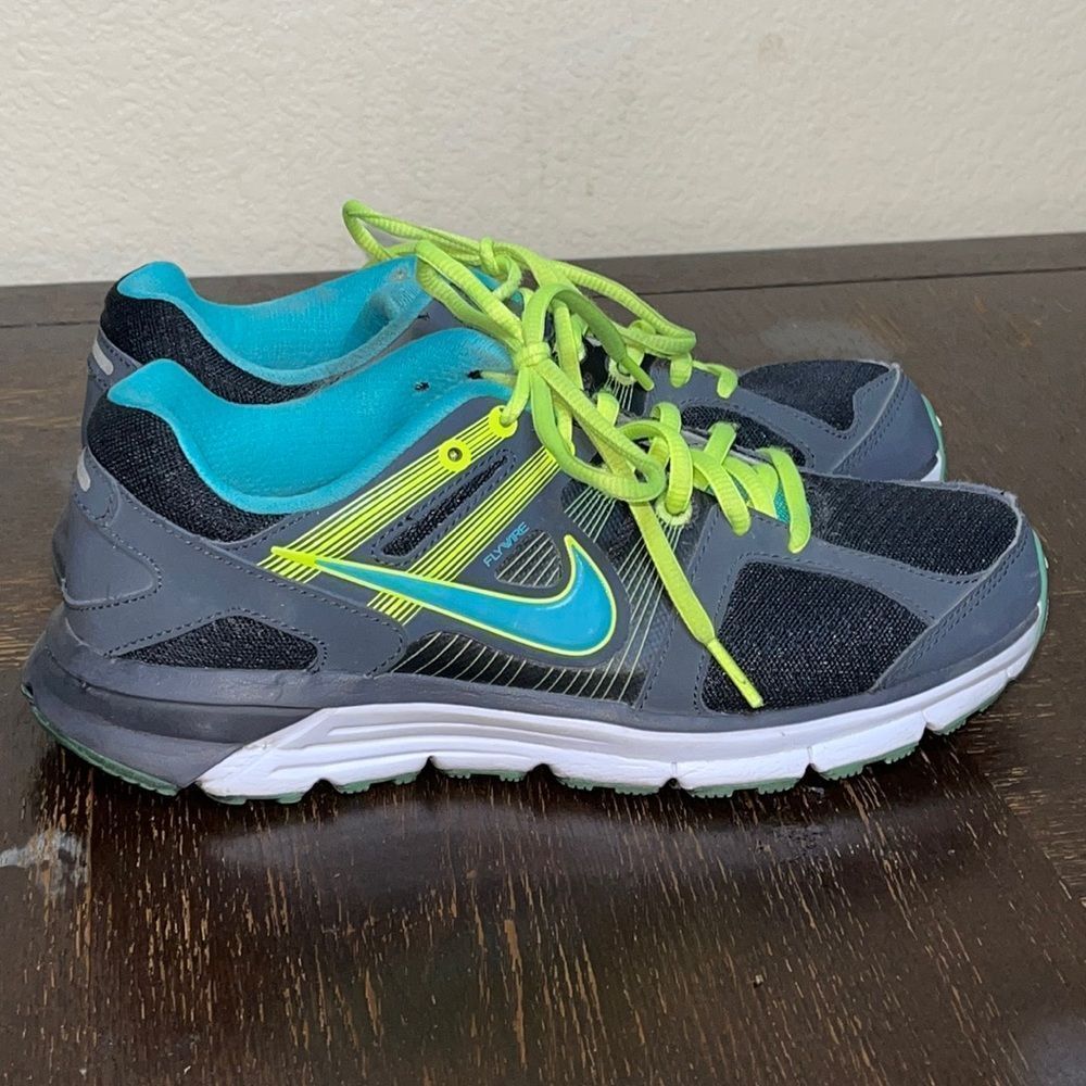 Nike Anodyne DS Neon green Dark Grey size 7.5